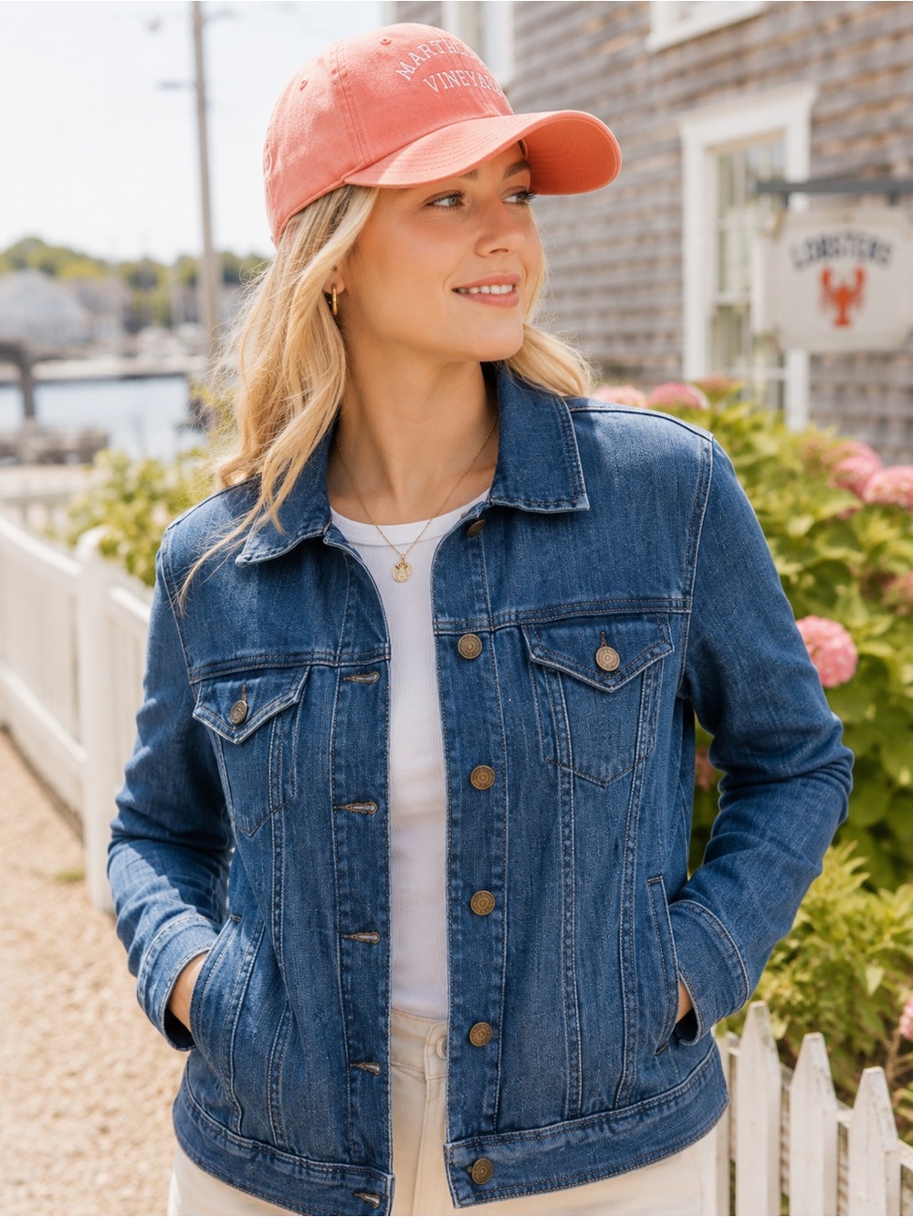 Vineyard Vines Medium Blue Denim Jean Jacket